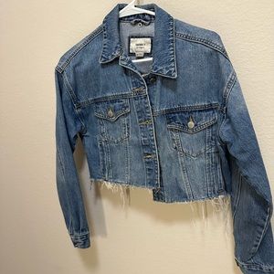 Denim crop Jacket